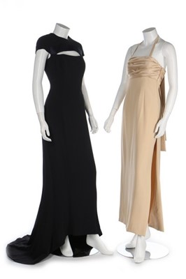 Lot 42 - Two Amanda Wakeley evening gowns, late...