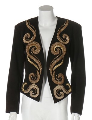 Lot 119 - An Yves Saint Laurent Rive Gauche embroidered...