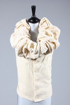 Lot 49 - A Yohji Yamamoto Pour Homme ivory velvet...