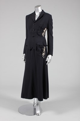 Lot 52 - A Yohji Yamamoto navy wool gabardine suit,...