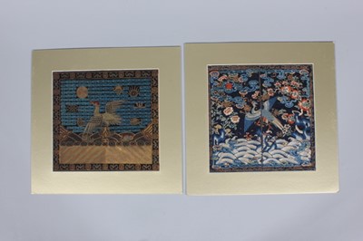 Lot 88 - Two Chinese rank badges, comprising: 2nd rank...