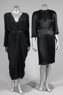 Lot 13 - Four black Yuki cocktail dresses,...
