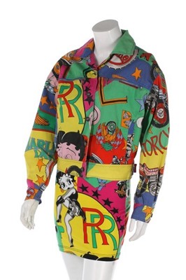Lot 191 - A Versace Jeans 'Betty Boop' printed ensemble,...