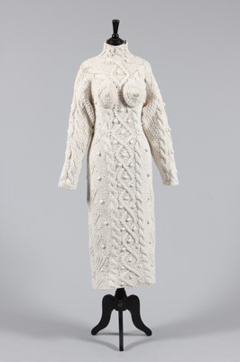 Lot 128 - A Jean Paul Gaultier cable-knit dress,...