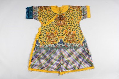Lot 33 - An Imperial dragon robe, jifu, Chinese, late...