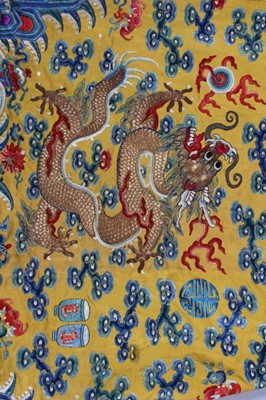 Lot 33 - An Imperial dragon robe, jifu, Chinese, late...