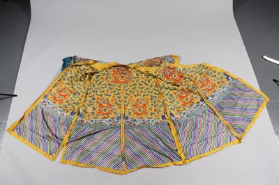 Lot 33 - An Imperial dragon robe, jifu, Chinese, late...