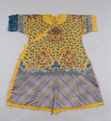 Lot 33 - An Imperial dragon robe, jifu, Chinese, late...