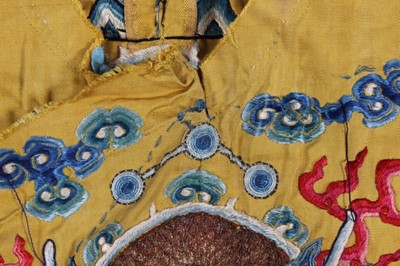 Lot 33 - An Imperial dragon robe, jifu, Chinese, late...