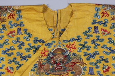 Lot 33 - An Imperial dragon robe, jifu, Chinese, late...