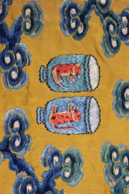Lot 33 - An Imperial dragon robe, jifu, Chinese, late...