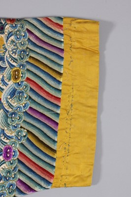Lot 33 - An Imperial dragon robe, jifu, Chinese, late...