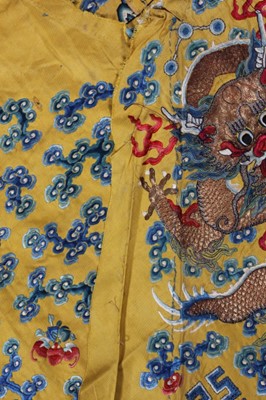 Lot 33 - An Imperial dragon robe, jifu, Chinese, late...