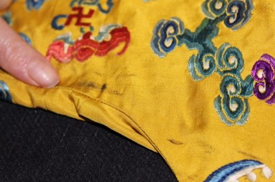Lot 33 - An Imperial dragon robe, jifu, Chinese, late...