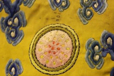 Lot 33 - An Imperial dragon robe, jifu, Chinese, late...