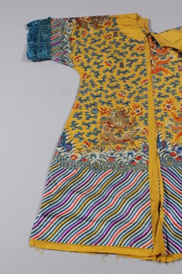 Lot 33 - An Imperial dragon robe, jifu, Chinese, late...