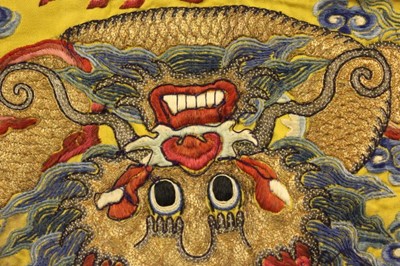 Lot 33 - An Imperial dragon robe, jifu, Chinese, late...