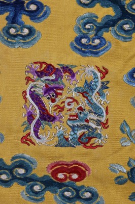 Lot 33 - An Imperial dragon robe, jifu, Chinese, late...