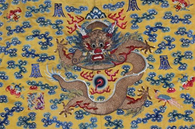 Lot 33 - An Imperial dragon robe, jifu, Chinese, late...