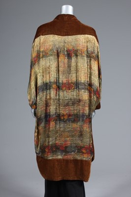 Lot 41 - A Liberty printed gold lamé evening jacket,...