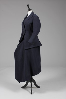Lot 59 - A Busvine Ltd navy wool riding habit, 1933,...