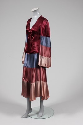 Lot 107 - A fine Biba 30s-inspired satin ensemble, late...