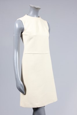 Lot 94 - A Pierre Cardin cream wool crepe 'circle'...