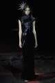 Lot 158 - An Alexander McQueen black velvet and bugle...