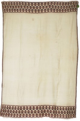 Lot 428 - An early woven shawl, Kashmir, 1790-1800, soft...