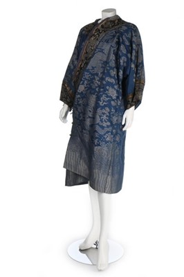 Lot 442 - A brocaded dragon robe, circa 1900, altered...