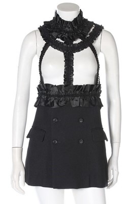 Lot 158 - A Comme des Garçons black pinafore dress, 'Bad...