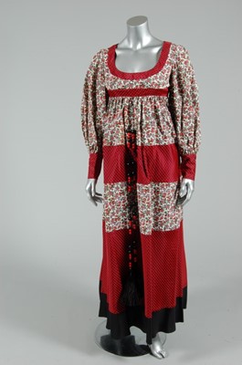 Lot 205 - An Ossie Clark/Celia Birtwell printed cotton...