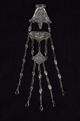 Lot 238 - An art nouveau Liberty-style chatelaine, circa...