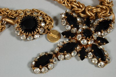 Lot 253 - A large group of beaded necklaces, 1980s,...