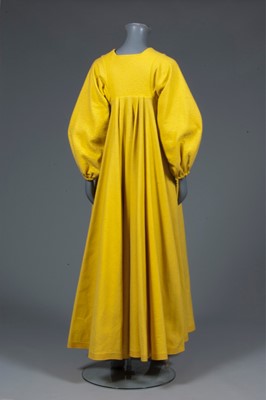Lot 191 - A Zandra Rhodes brilliant yellow felted wool...