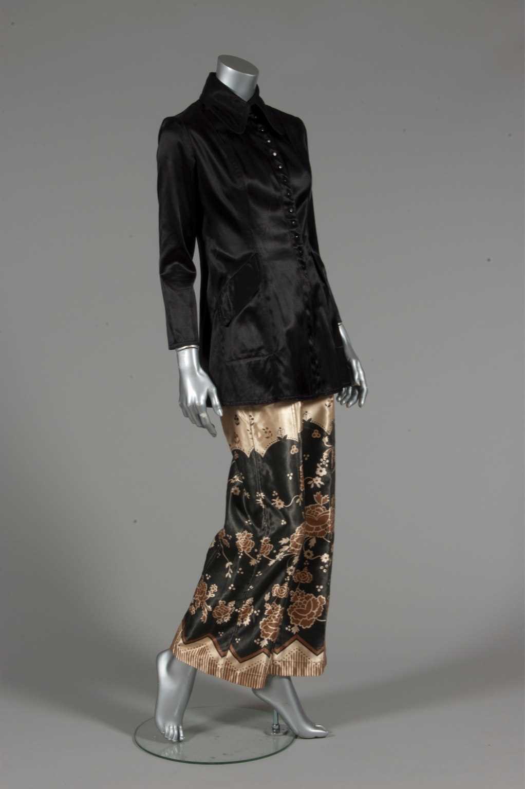 Lot 218 - An Ossie Clark `Lamborghini' suit, 1968,...