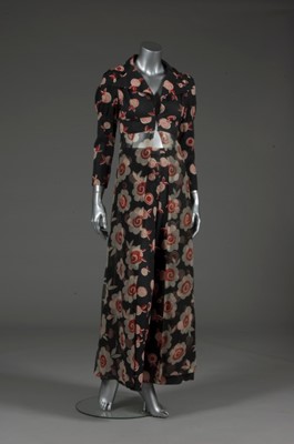 Lot 207 - An Ossie Clark/ Celia Birtwell printed chiffon...