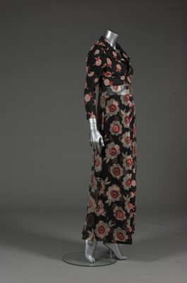 Lot 207 - An Ossie Clark/ Celia Birtwell printed chiffon...