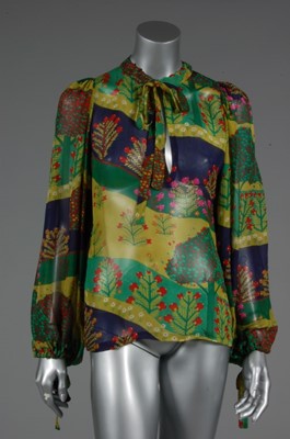 Lot 210 - A Thea Porter acid-yellow ensemble, 1970s,...