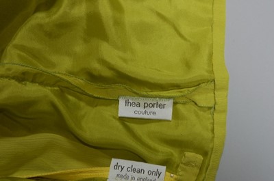 Lot 210 - A Thea Porter acid-yellow ensemble, 1970s,...