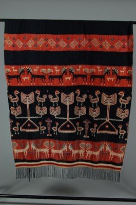 Lot 92 - Three Suma cotton ikat patola, Indonesian,...