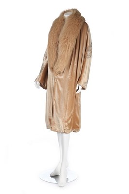 Lot 1 - A Jay's Ltd of London embellished blush velvet...