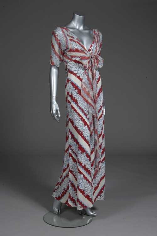 Lot 205 - An Ossie Clark/Celia Birtwell printed crepe de...