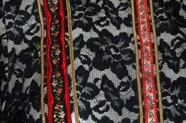 Lot 200 - A Thea Porter Chazara blouse and gipsy skirt,...