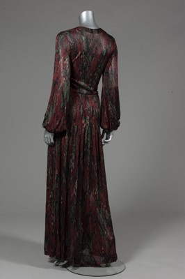 Lot 144 - An Yves Saint Laurent silk jersey evening gown,...