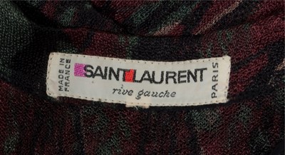 Lot 144 - An Yves Saint Laurent silk jersey evening gown,...