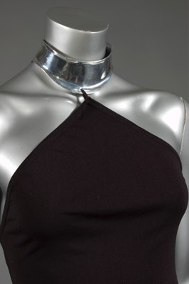 Lot 187 - A fine Rudi Gernreich black jersey evening...