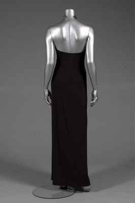 Lot 187 - A fine Rudi Gernreich black jersey evening...