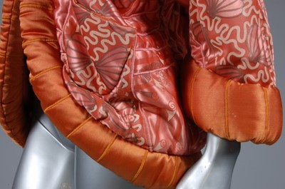 Lot 192 - A Zandra Rhodes shell-print jacket, 1972,...