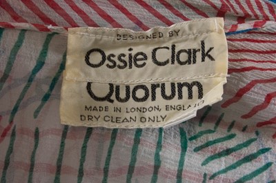 Lot 216 - An Ossie Clark/Celia Birtwell printed chiffon '...